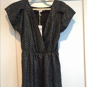 BCBG GENERATION metallic party dress size small